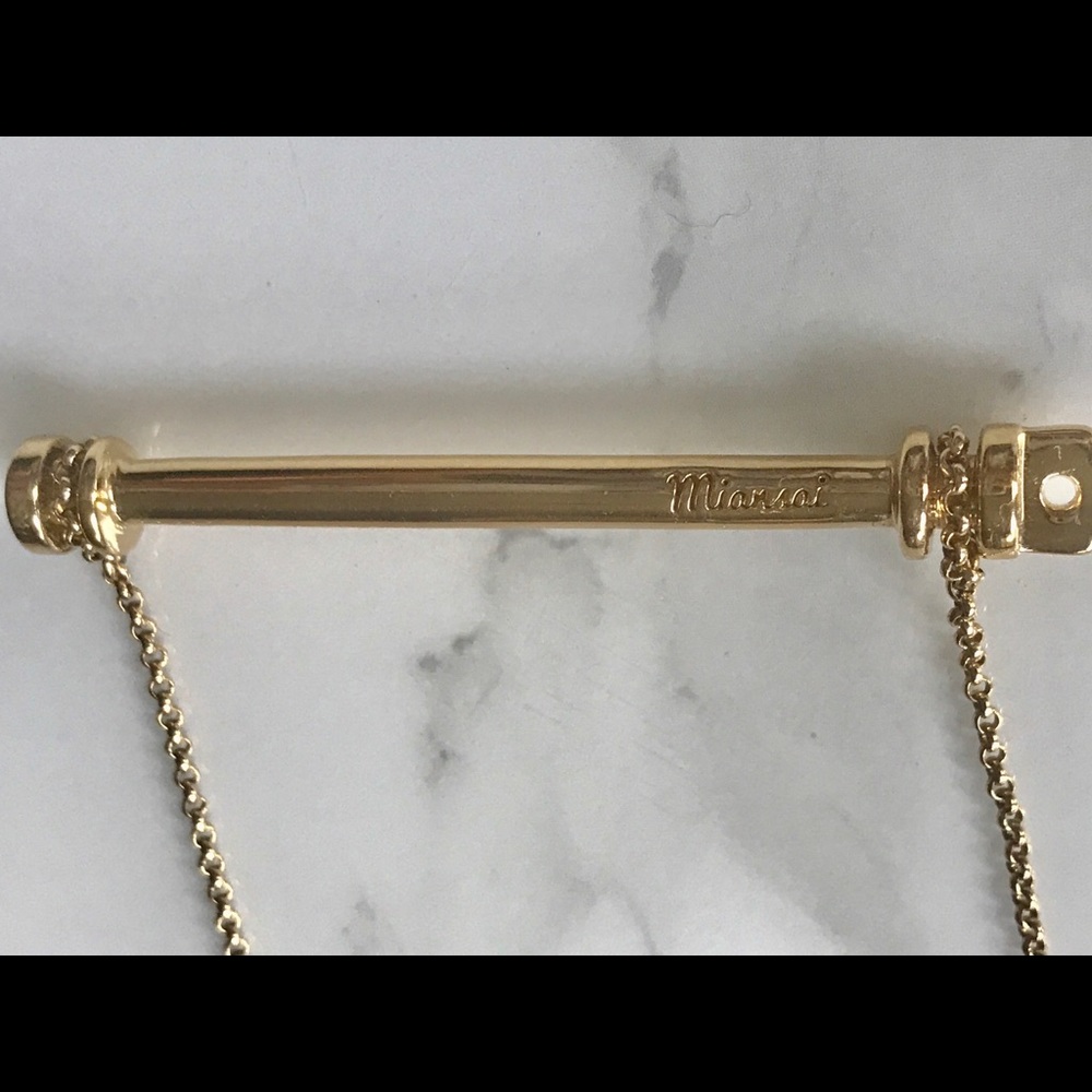 MIANSAI HALF SCREW CUFF BAR CHAIN NECKLACE